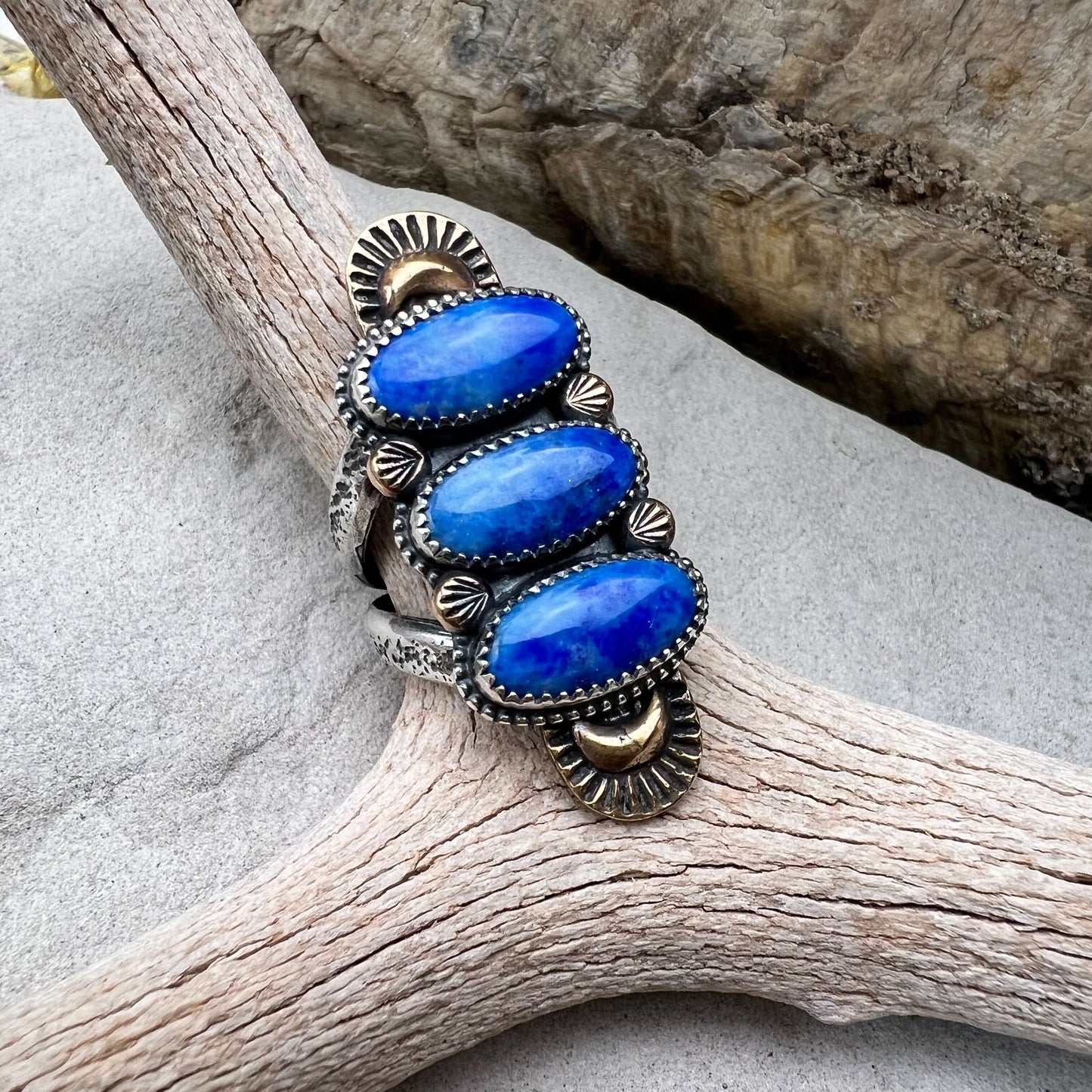 Lapis Ring - Meltdown Studio Jewelry