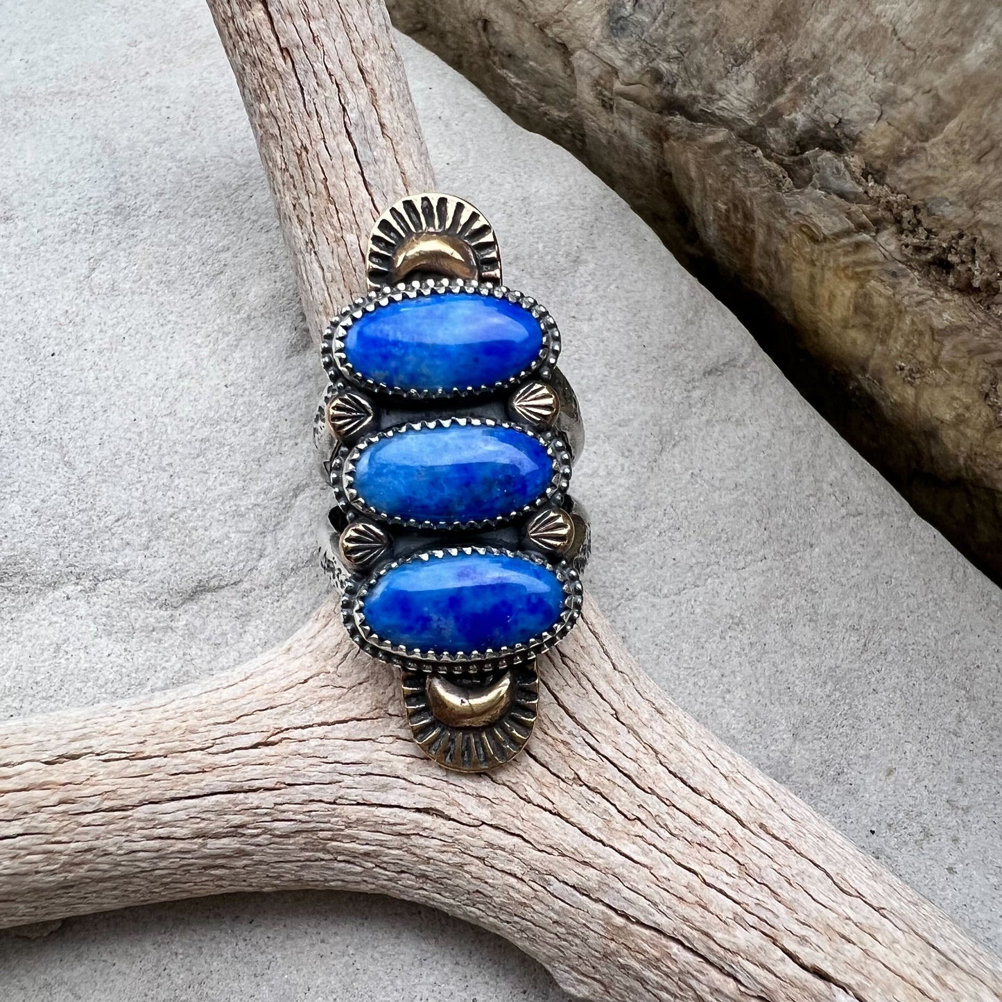 Lapis Ring - Meltdown Studio Jewelry