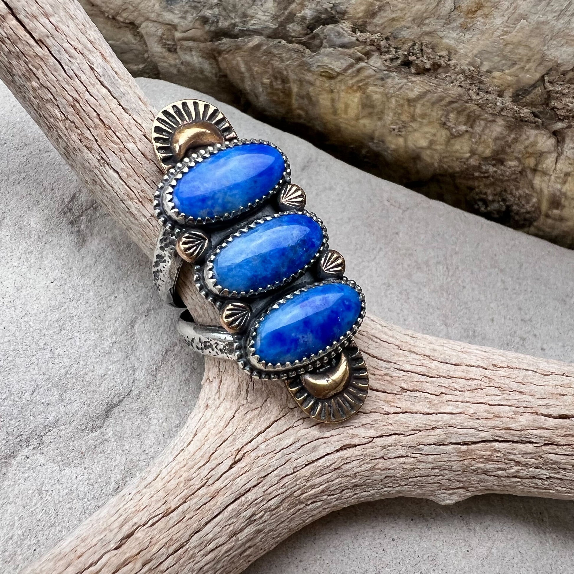 Lapis Ring - Meltdown Studio Jewelry