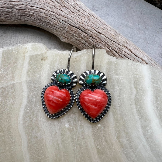 Corazón Earrings - Meltdown Studio Jewelry