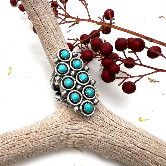 Turquoise Cluster Ring