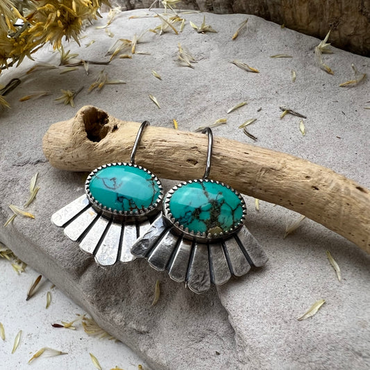 Turquoise Blossom Earrings