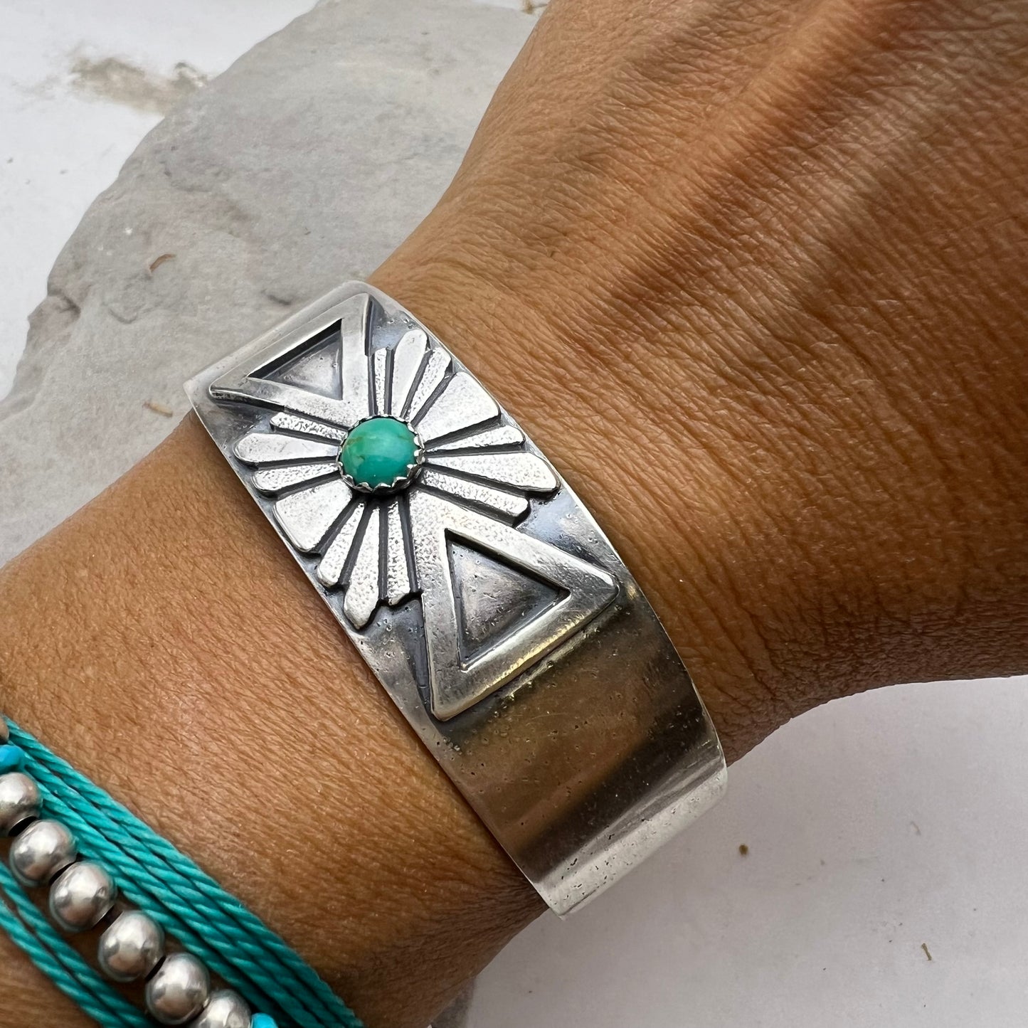 Turquoise Reflections Cuff