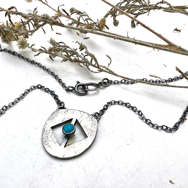 Turquoise Shield Necklace
