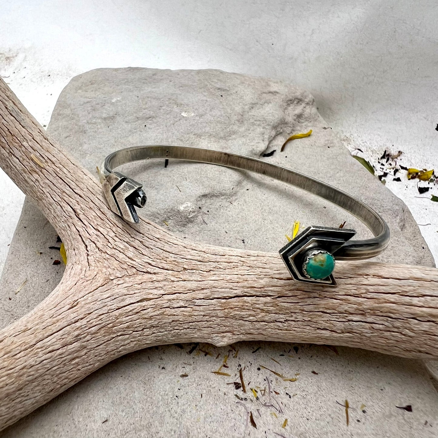 Turquoise Arrow Cuff Bracelet