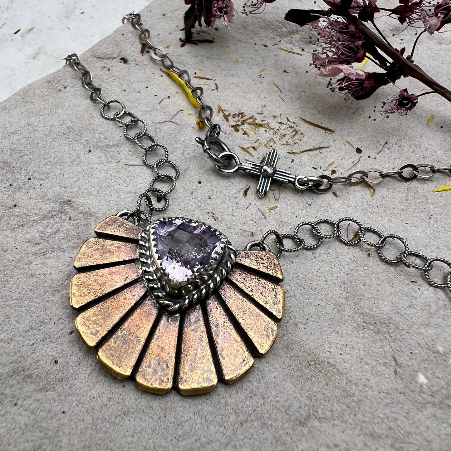 Amethyst Bloom Necklace