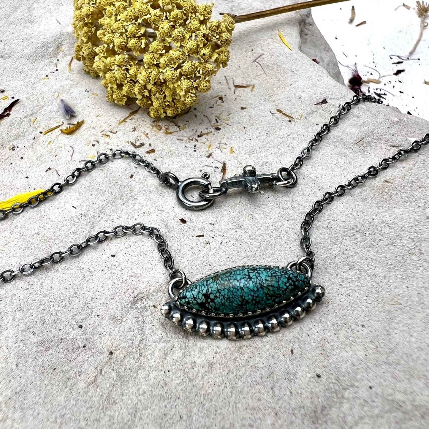 Turquoise Marquise Necklace