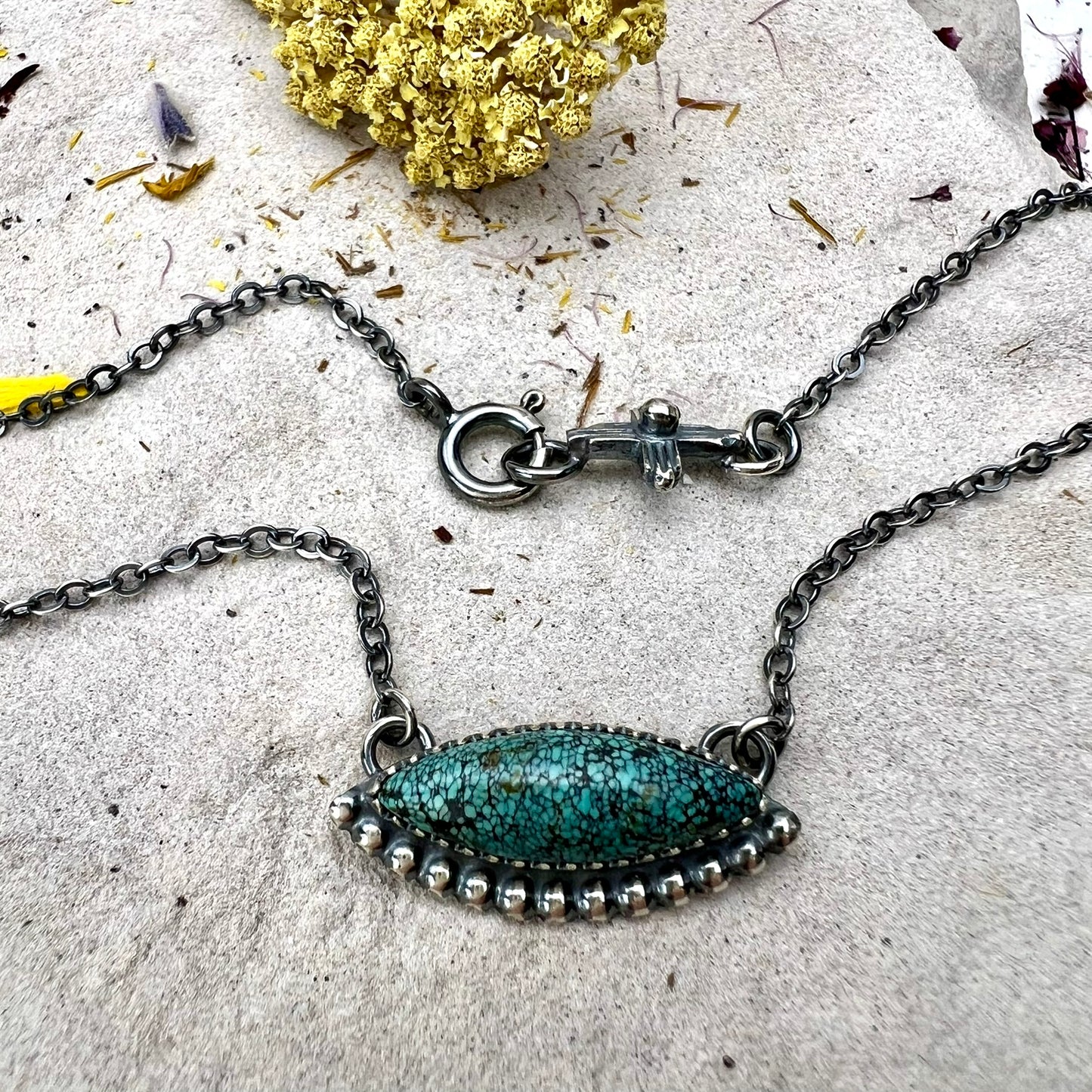 Turquoise Marquise Necklace