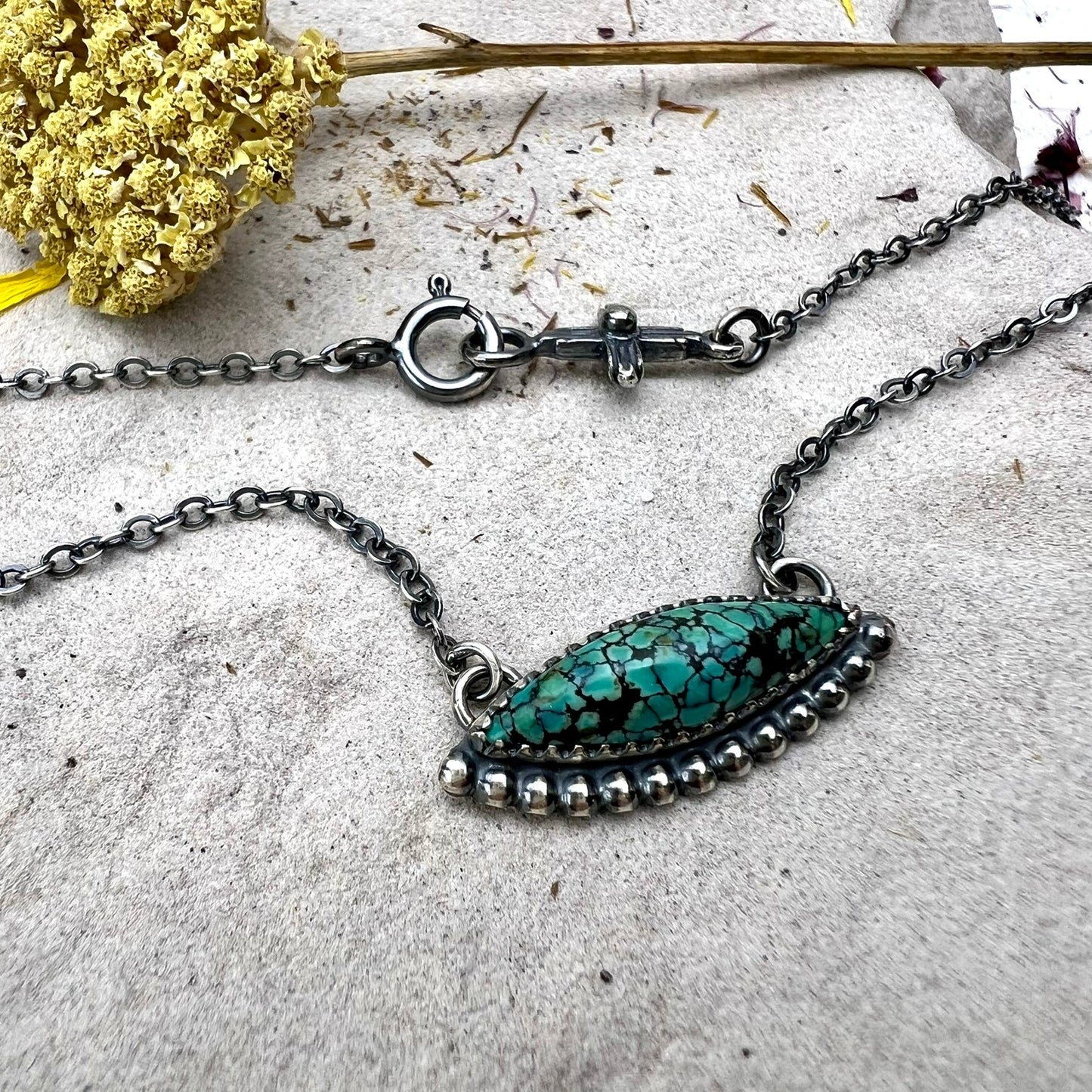 Turquoise Marquise Necklace