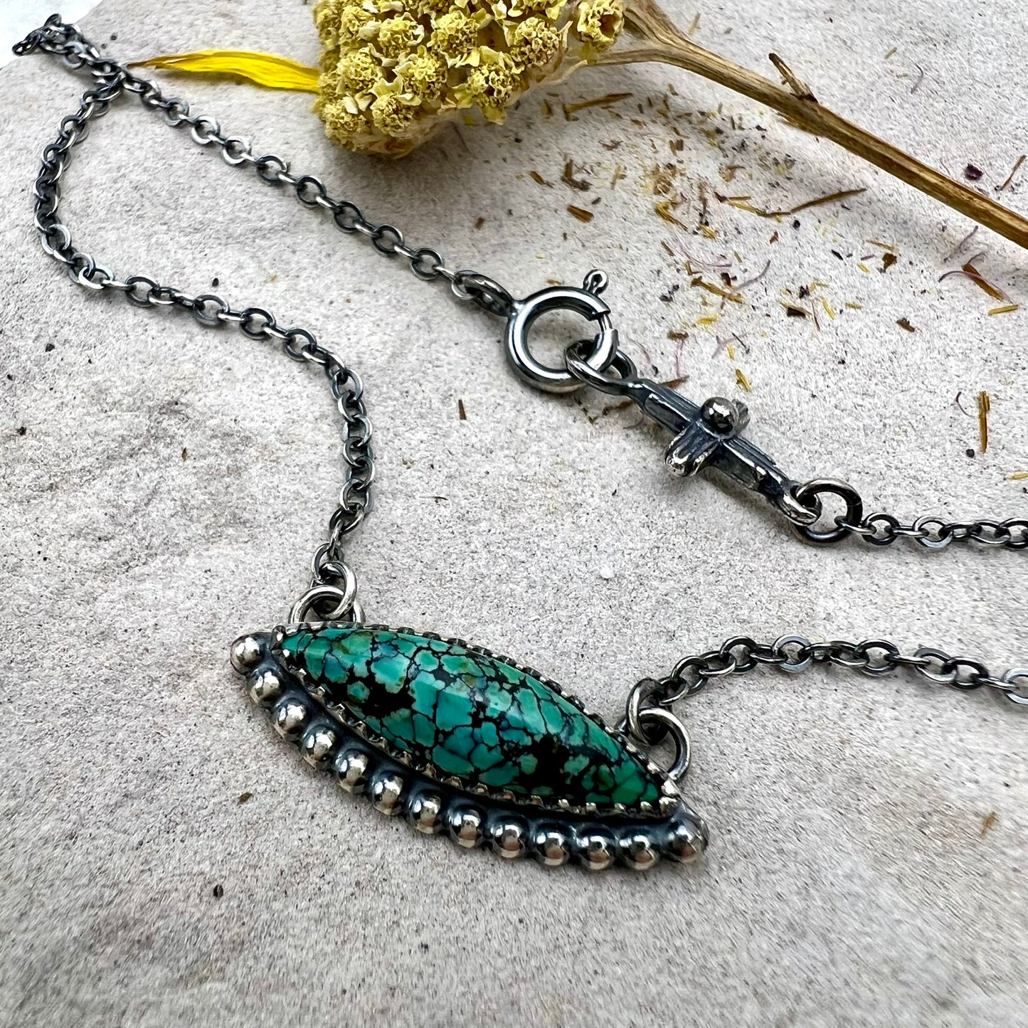 Turquoise Marquise Necklace
