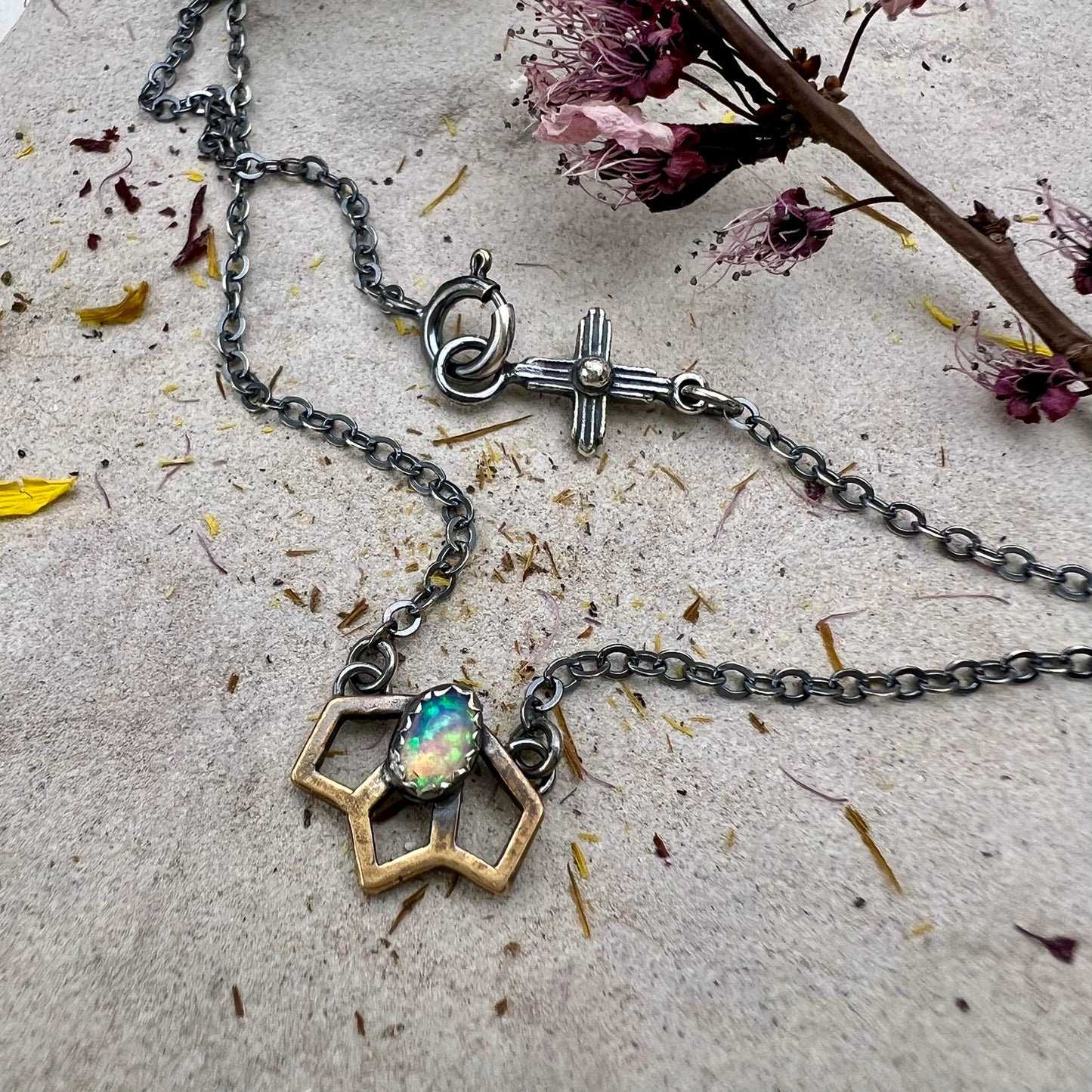 Tiny Sage Necklace