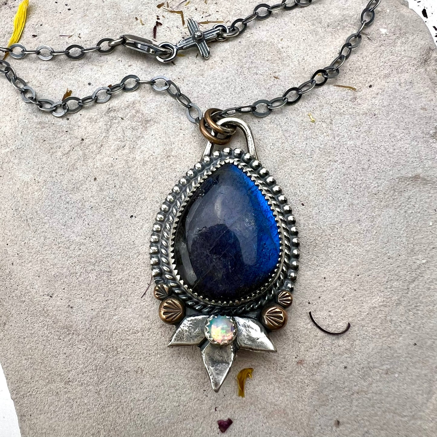 Labradorite Agave Necklace