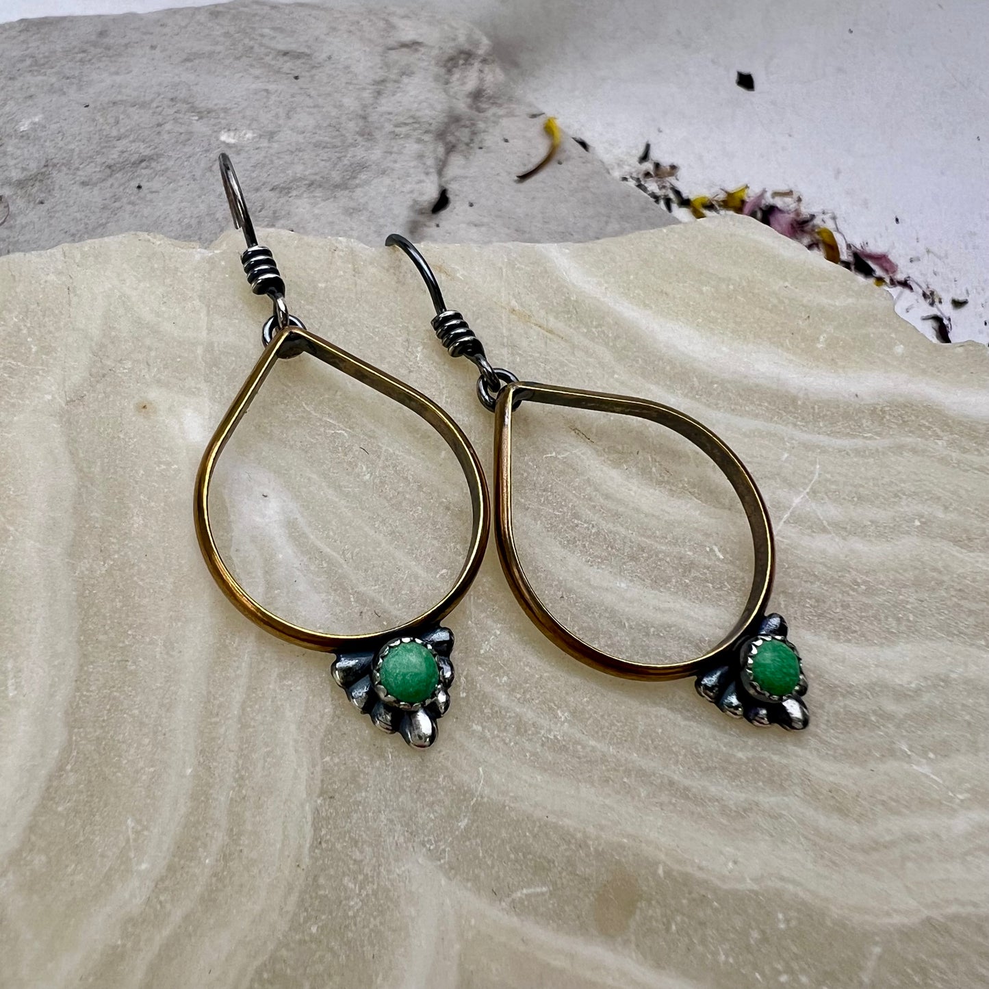Turquoise Teardrop Earrings
