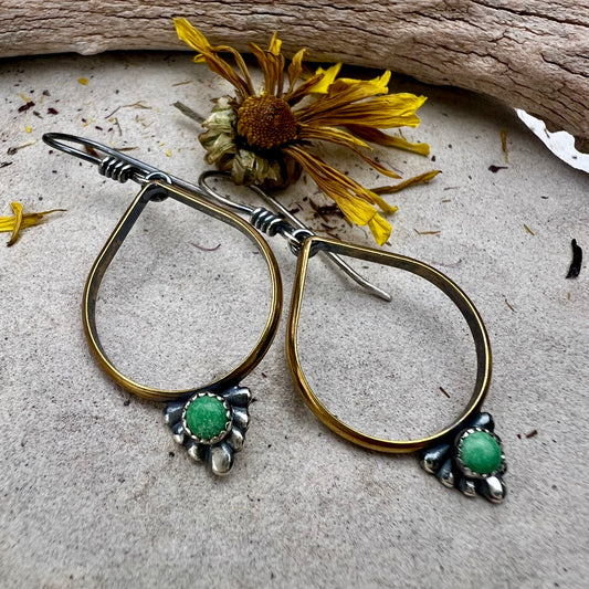 Turquoise Teardrop Earrings