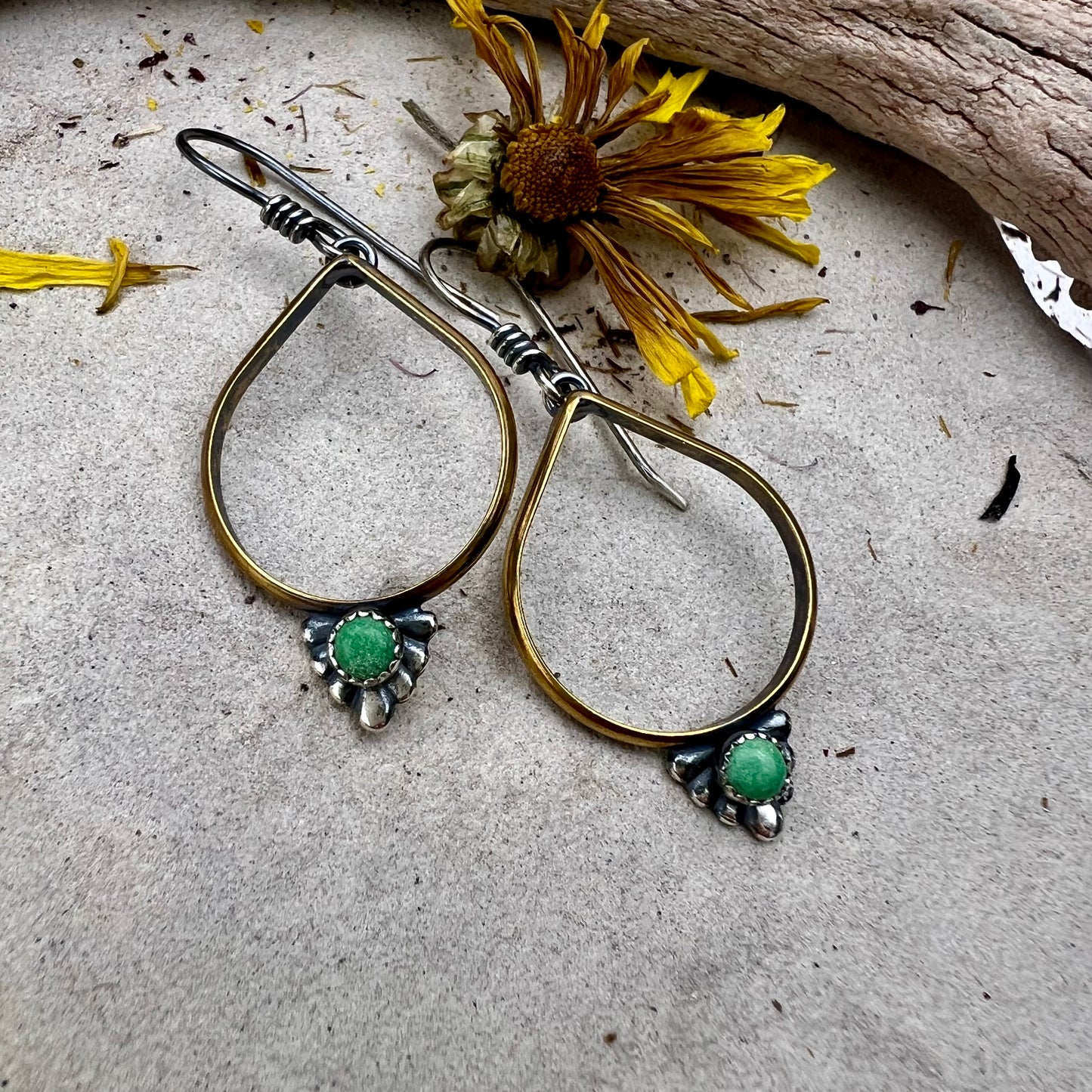 Turquoise Teardrop Earrings