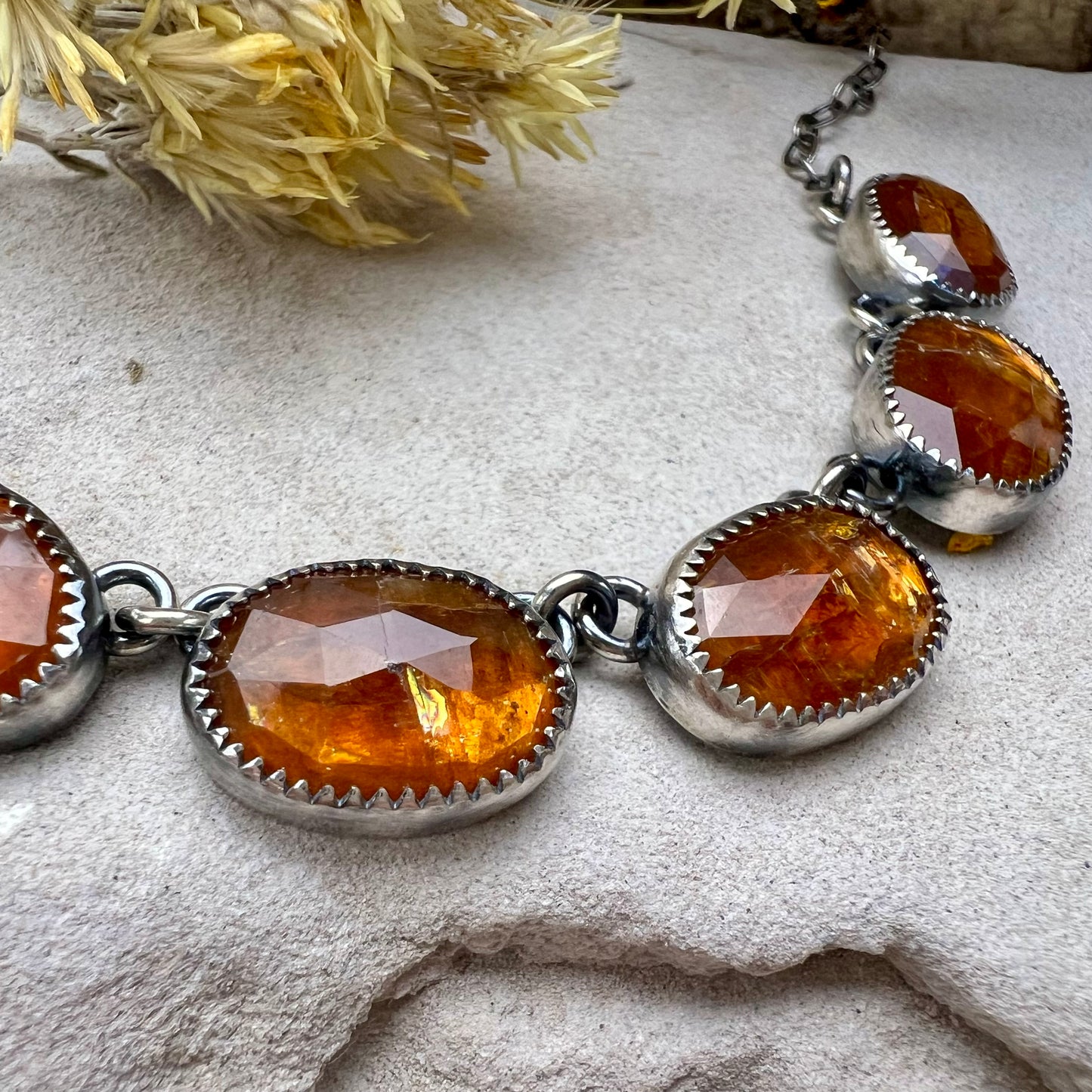 Kyanite Linked Necklace