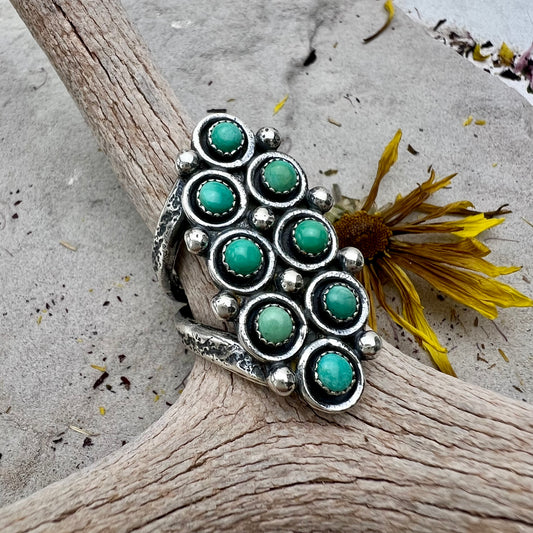 Turquoise Cluster Ring
