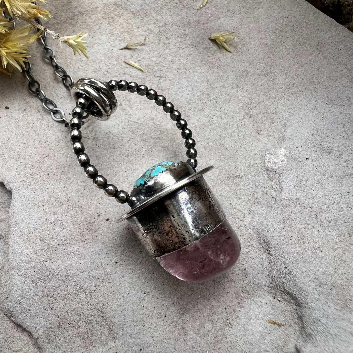 Tourmaline Pendulum Necklace