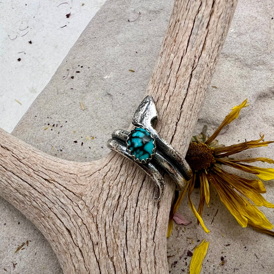 Turquoise Snake Ring