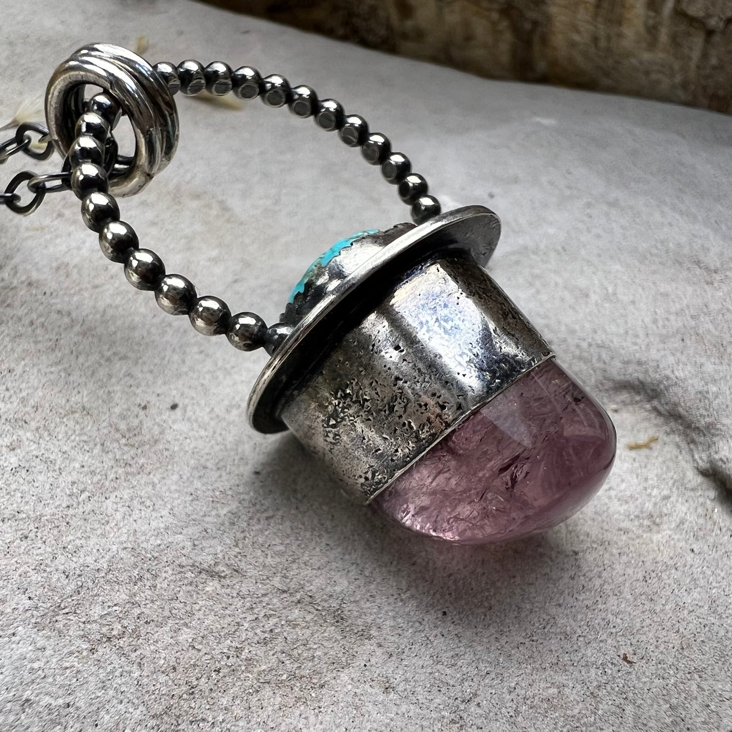 Tourmaline Pendulum Necklace