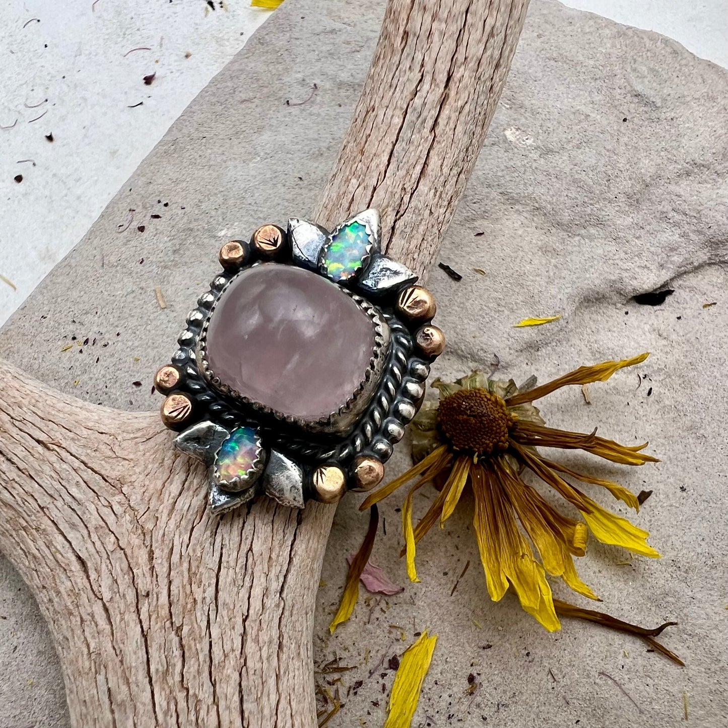 Rose Quartz Ring