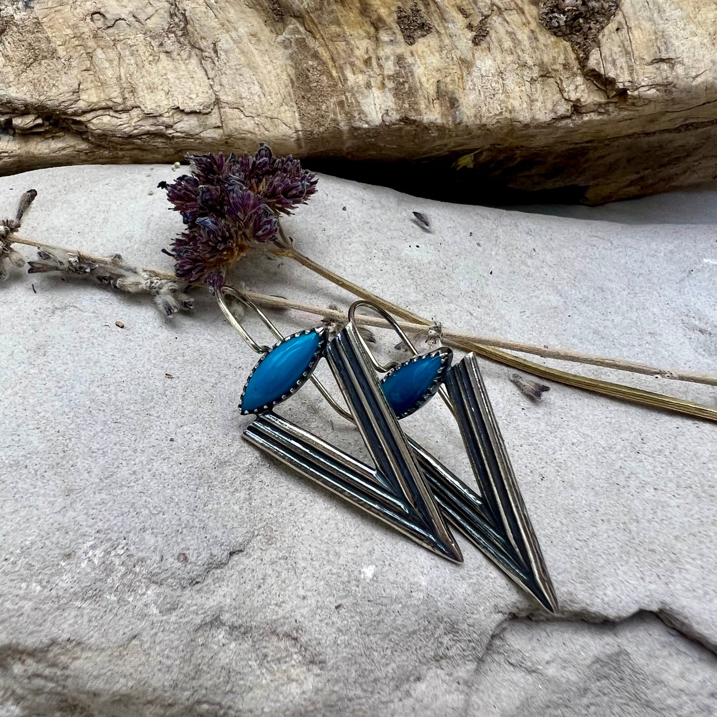 Turquoise Apex Earrings