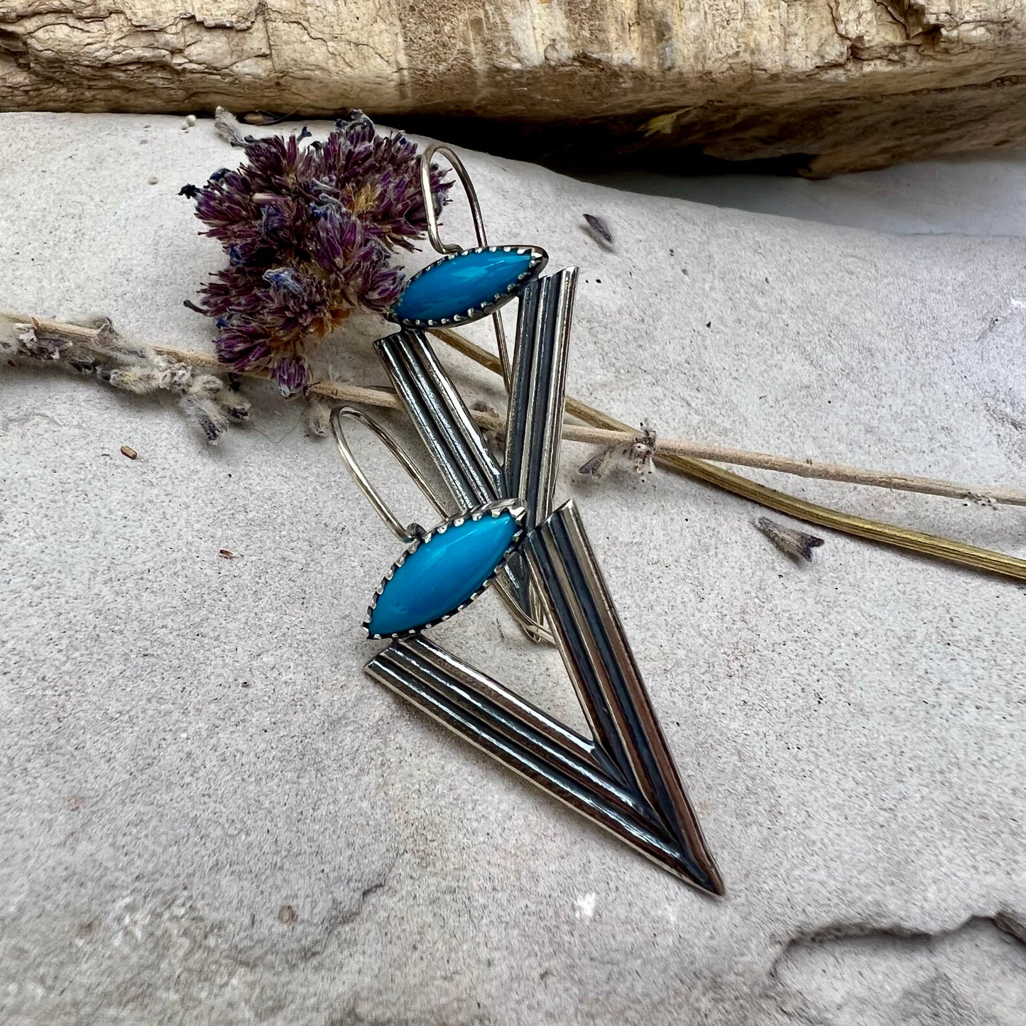 Turquoise Apex Earrings