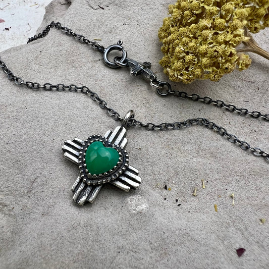 Heart Zia Necklace