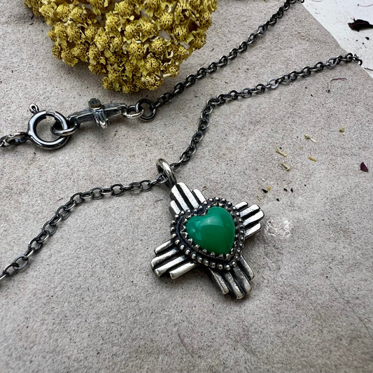 Heart Zia Necklace