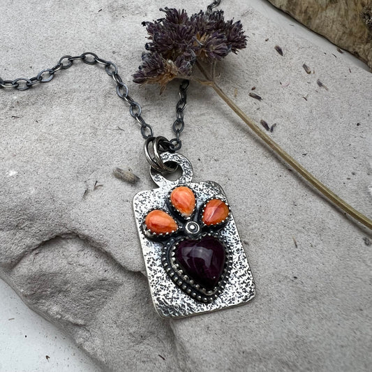 Spiny Oyster Dog Tag Necklace