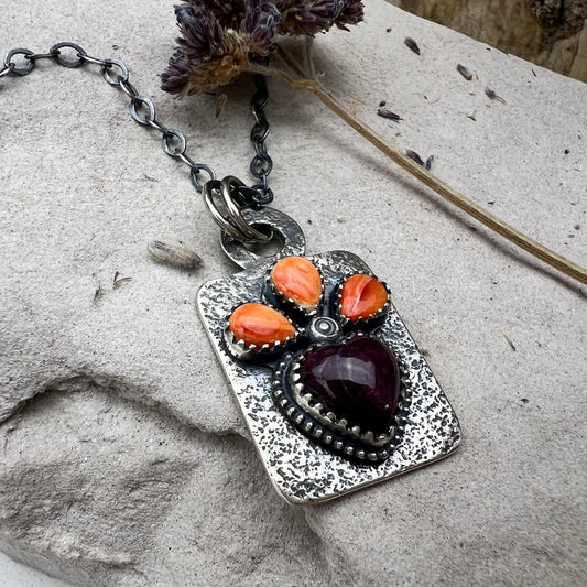 Spiny Oyster Dog Tag Necklace