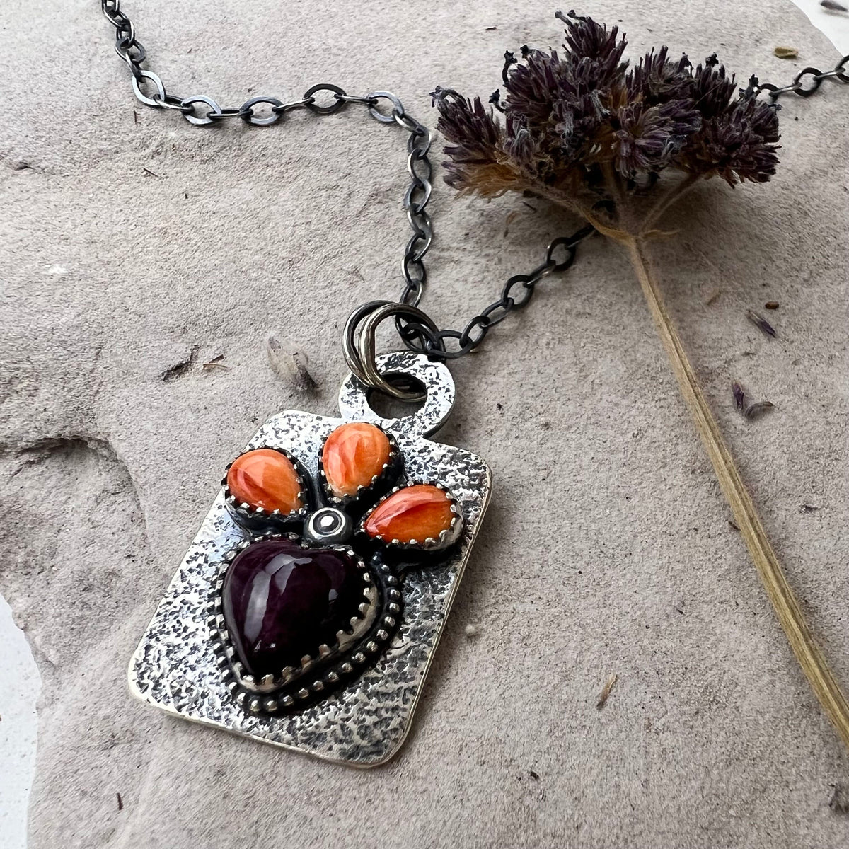 Spiny Oyster Dog Tag Necklace