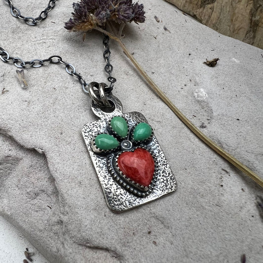 Spiny Oyster Dog Tag Necklace