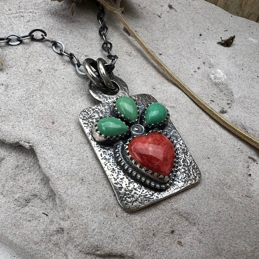 Spiny Oyster Dog Tag Necklace