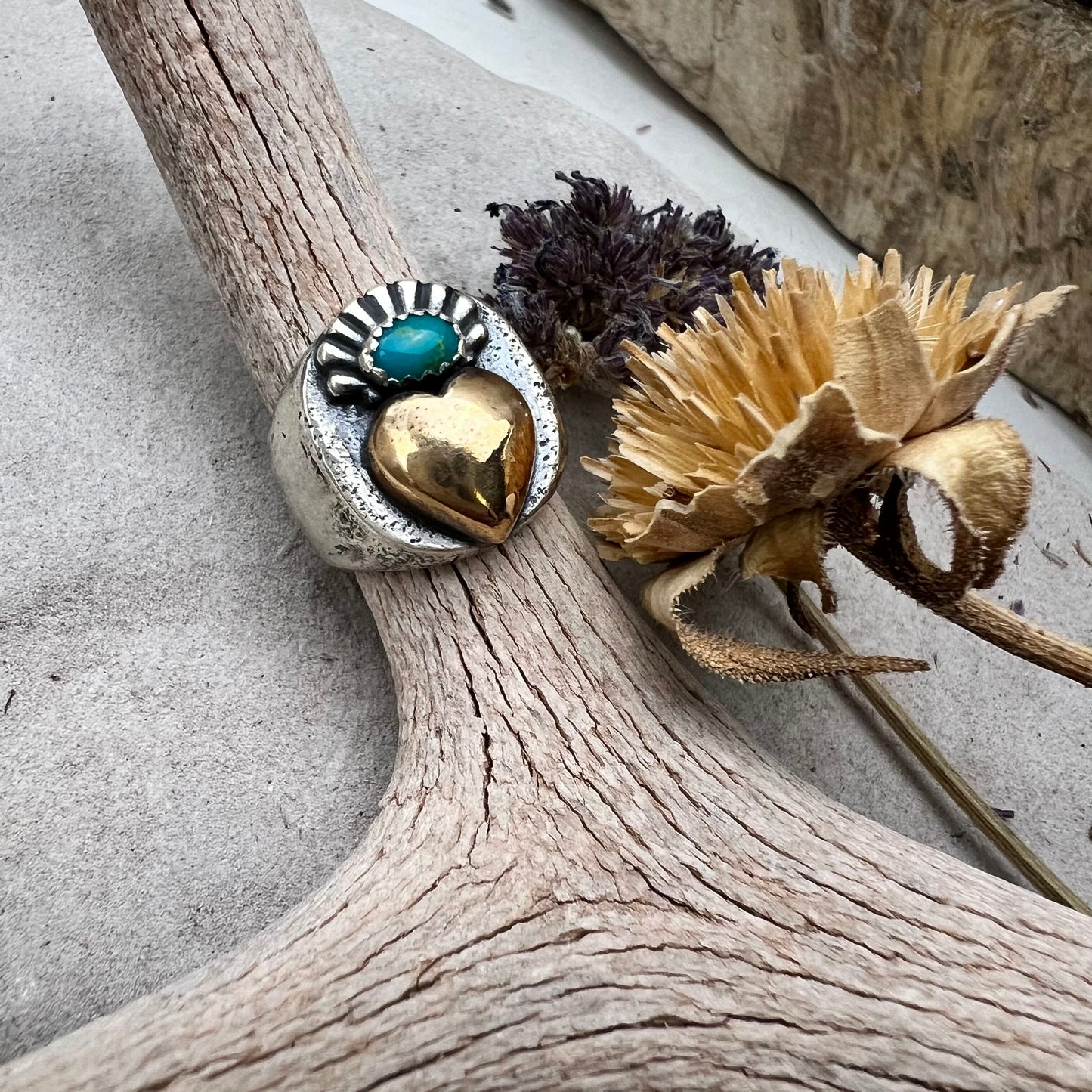 ((Reserved for Bre)) Corazón Signet Ring
