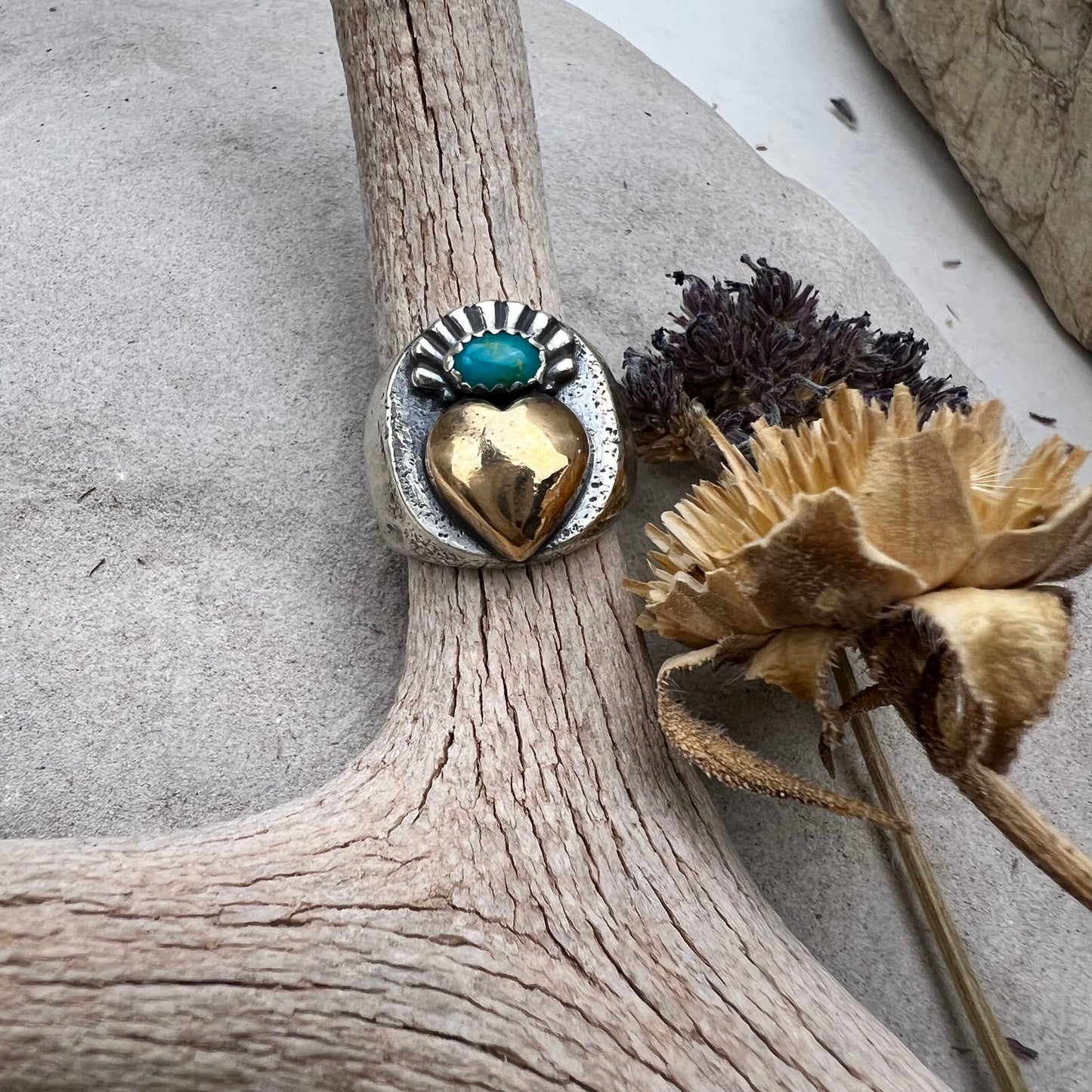 ((Reserved for Bre)) Corazón Signet Ring