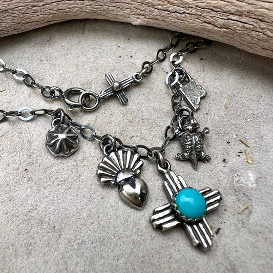 Petite New Mexico Charm Necklace