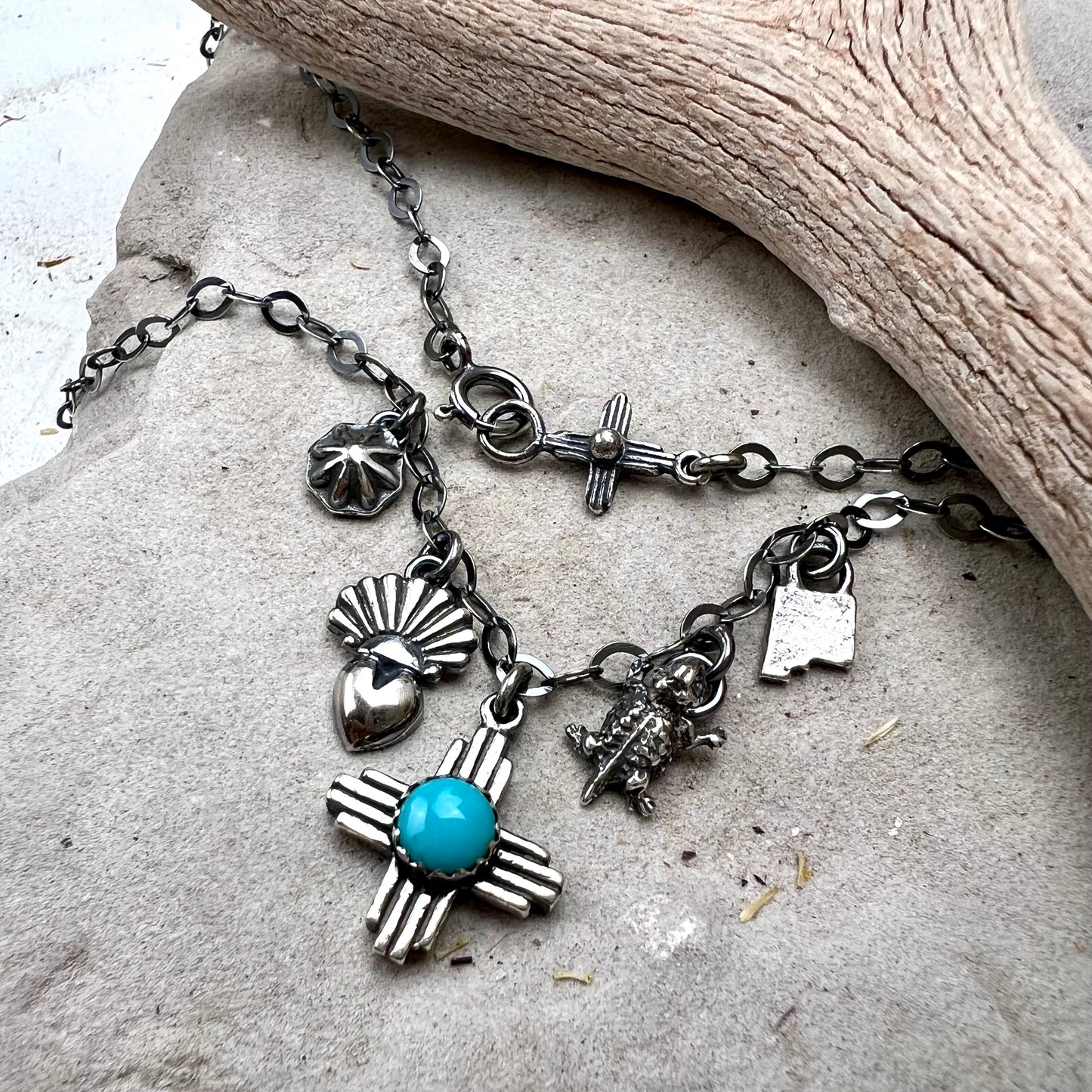 Petite New Mexico Charm Necklace