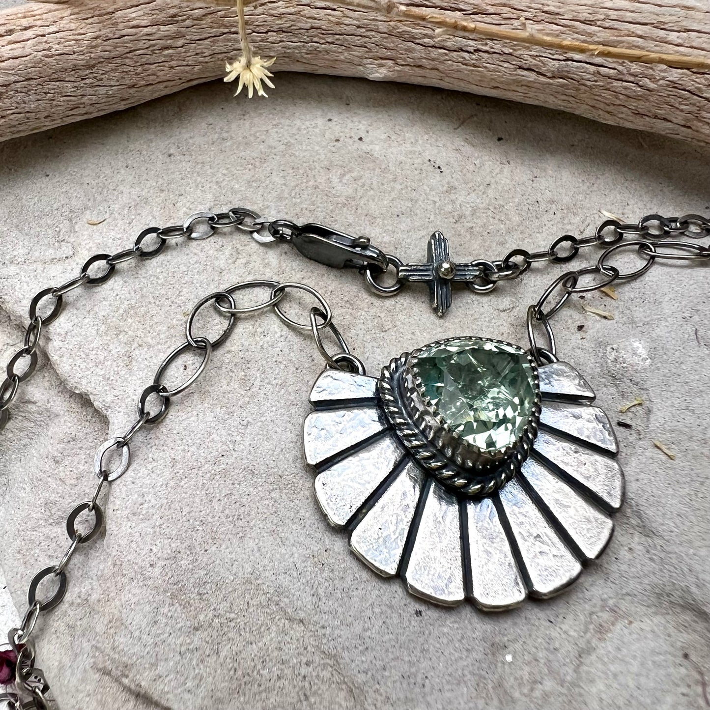 Prasiolite Bloom Necklace