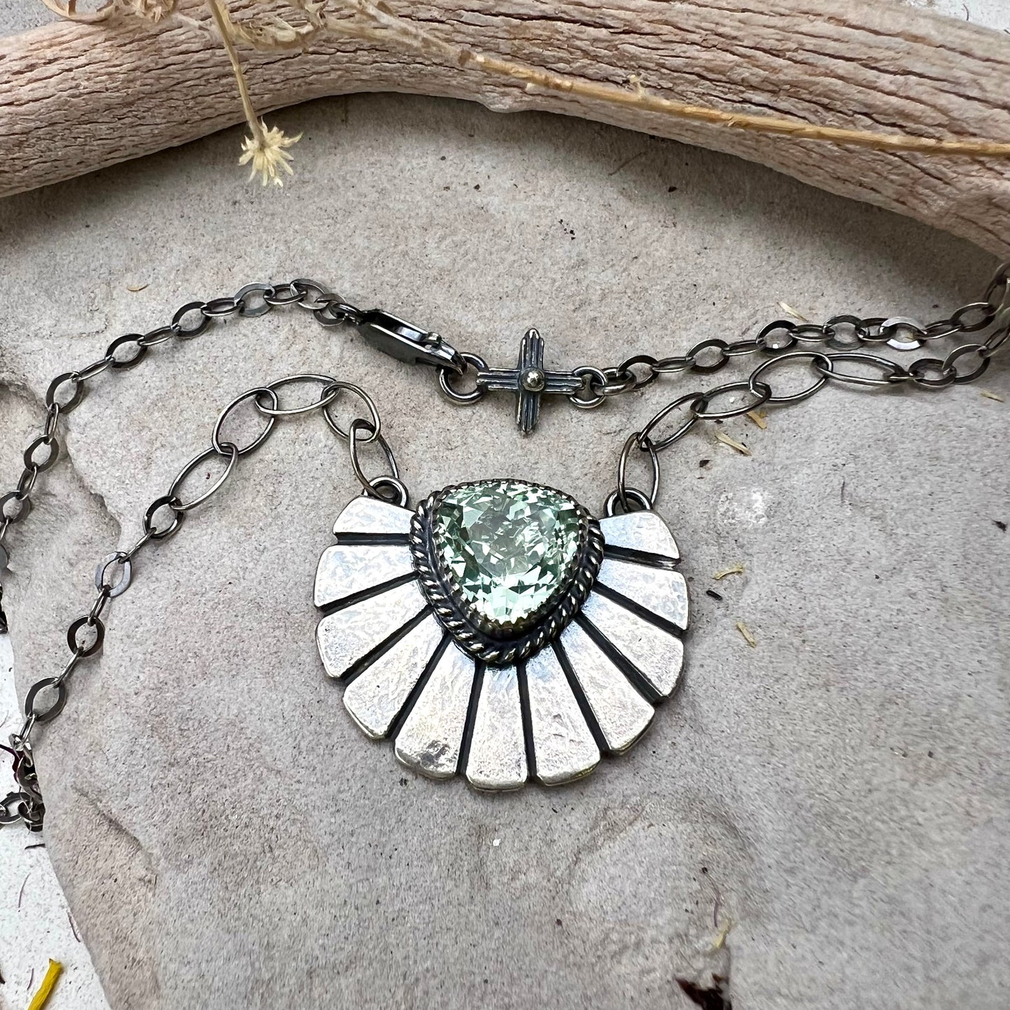 Prasiolite Bloom Necklace