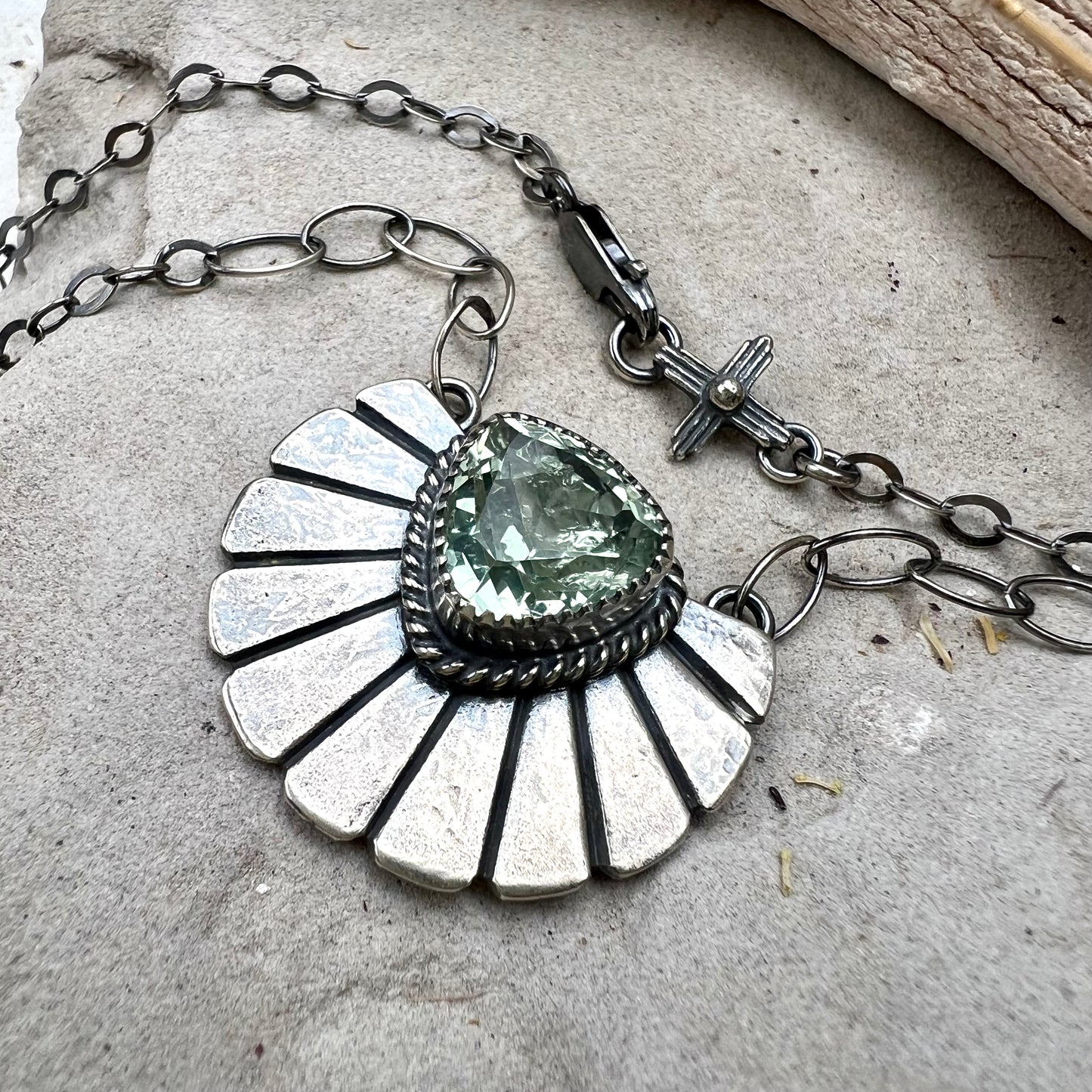 Prasiolite Bloom Necklace
