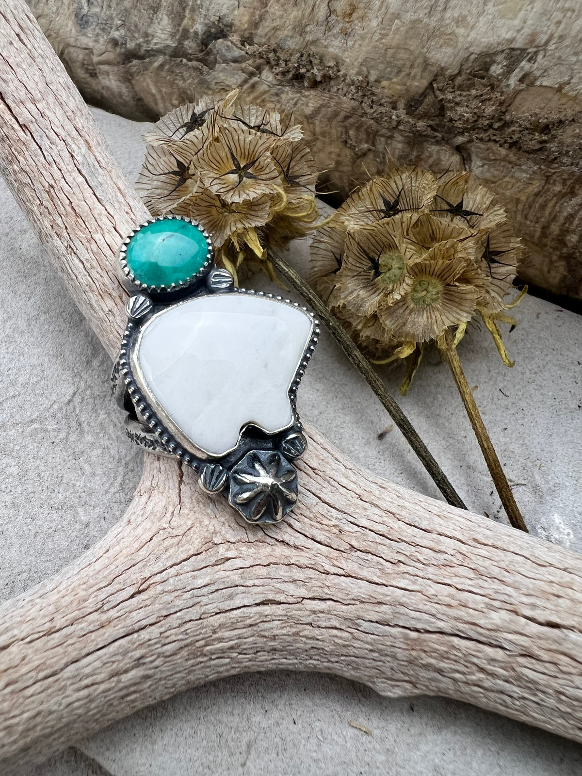 ((Reserved for Alice )) White Bear Ring