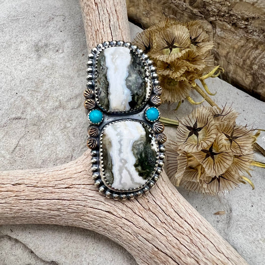 Ocean Jasper Statement Ring