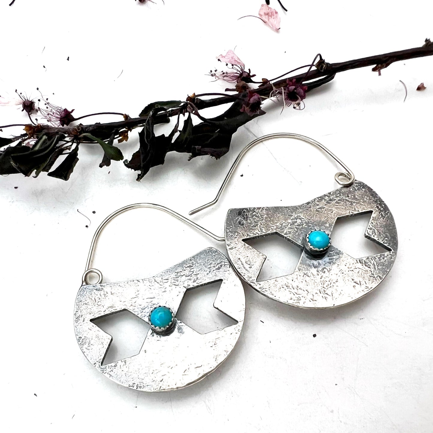 Centaury Shield Earrings