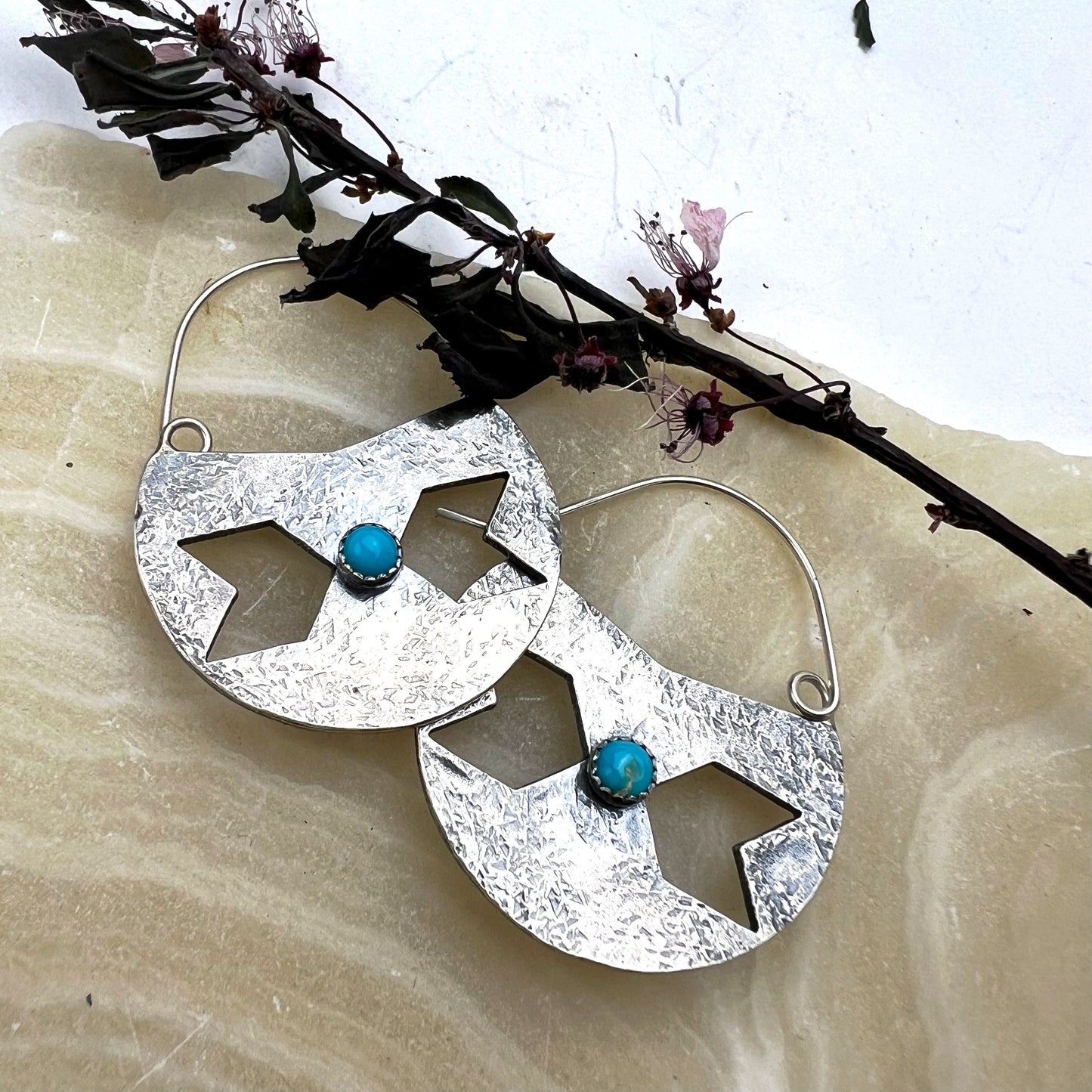 Centaury Shield Earrings