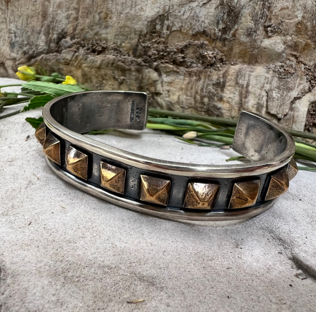 Bronze Concho Cuff