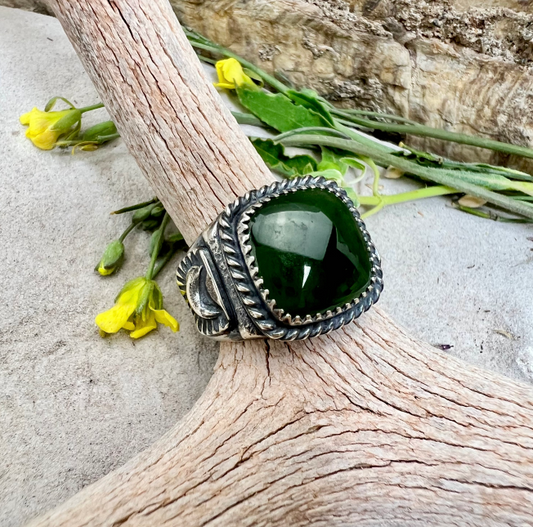 Jade Statement Ring