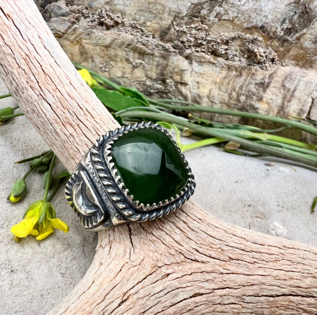 Jade Statement Ring