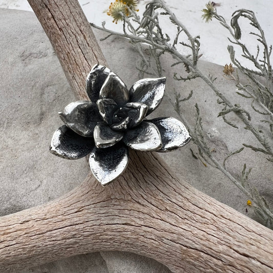 Succulent Statement Ring