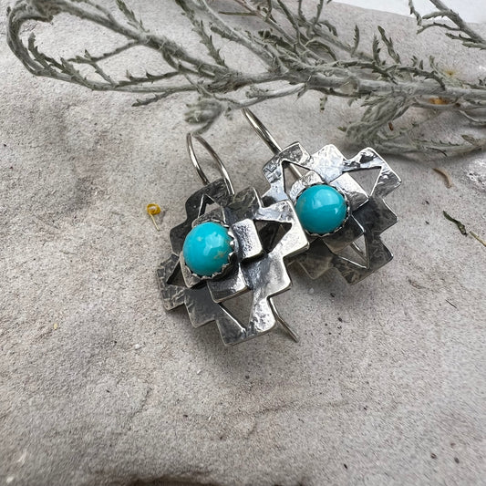 Turquoise Cruz Earrings